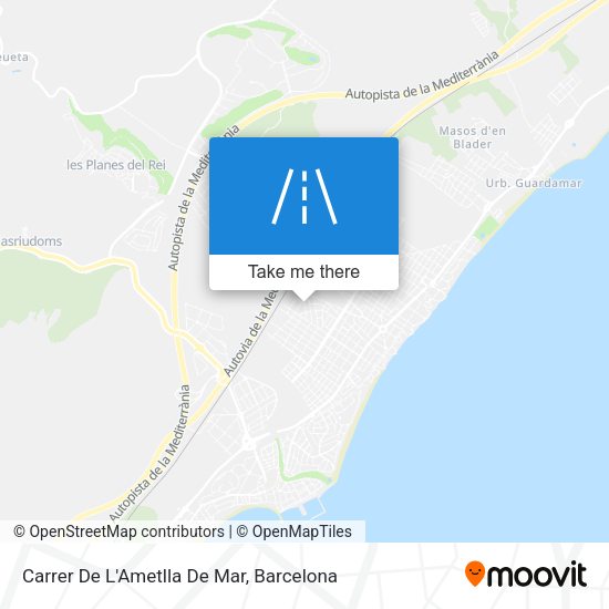 Carrer De L'Ametlla De Mar map