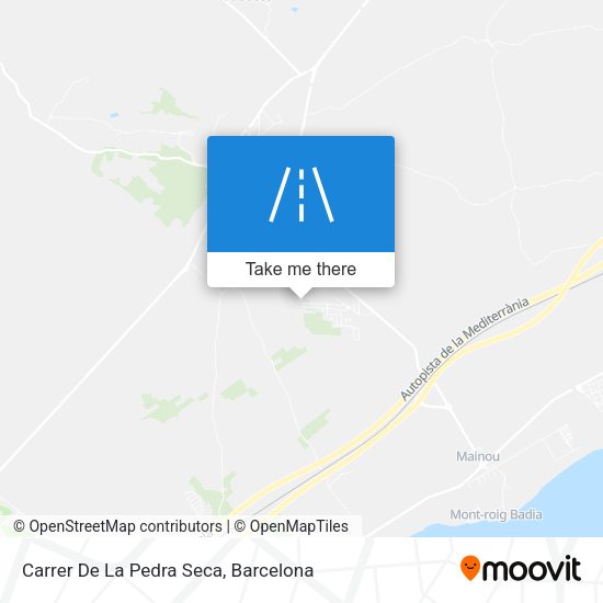 Carrer De La Pedra Seca map