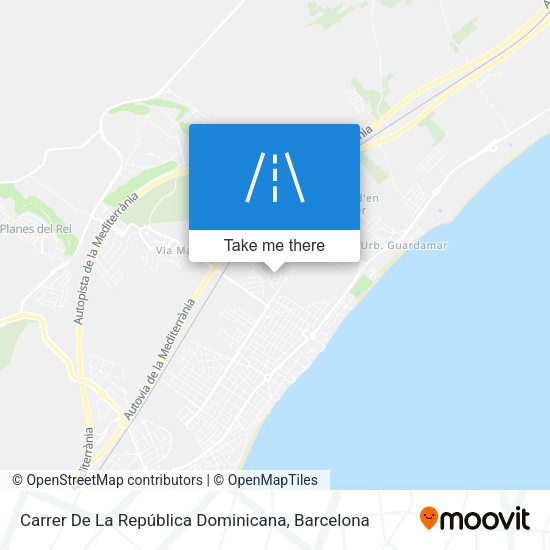 Carrer De La República Dominicana map