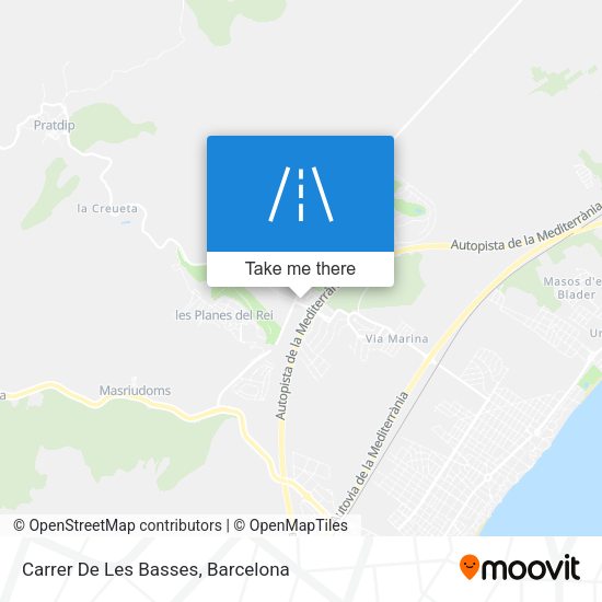 Carrer De Les Basses map