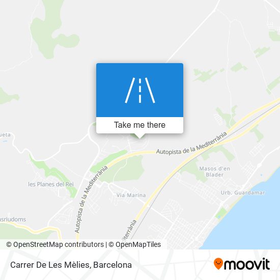 Carrer De Les Mèlies map