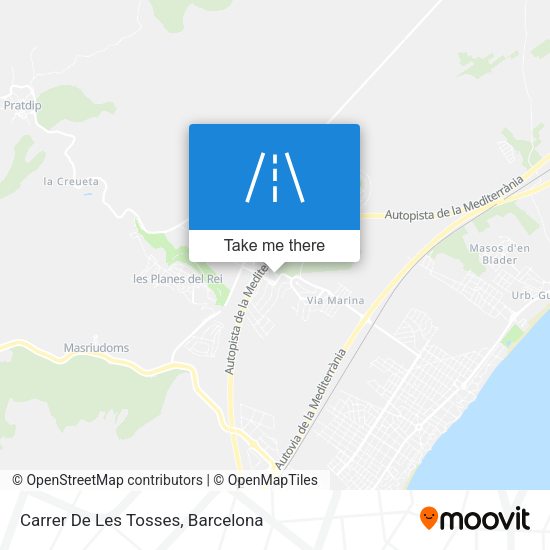 Carrer De Les Tosses map