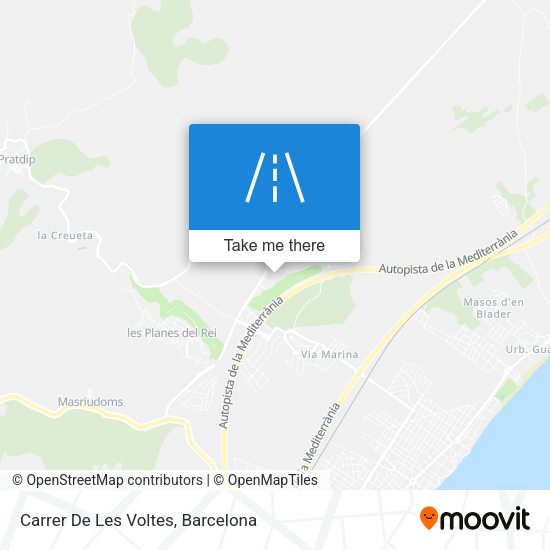 Carrer De Les Voltes map