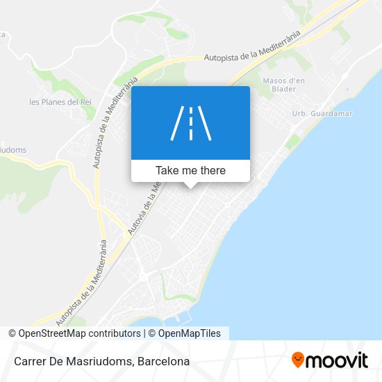 Carrer De Masriudoms map