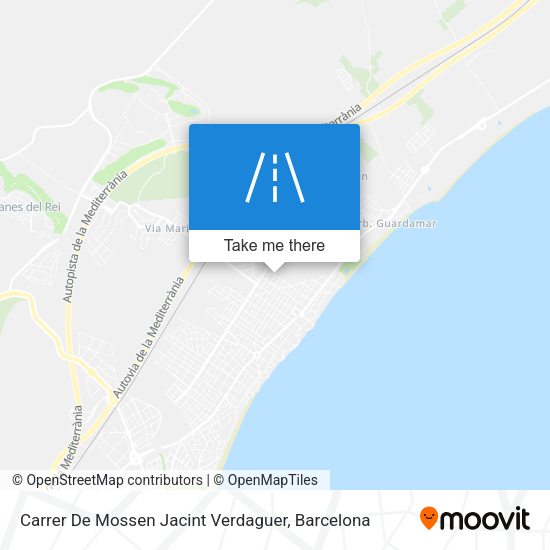 Carrer De Mossen Jacint Verdaguer map