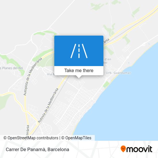 Carrer De Panamà map
