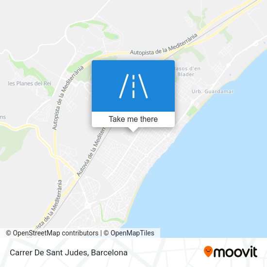 Carrer De Sant Judes map