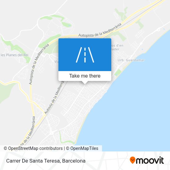 Carrer De Santa Teresa map