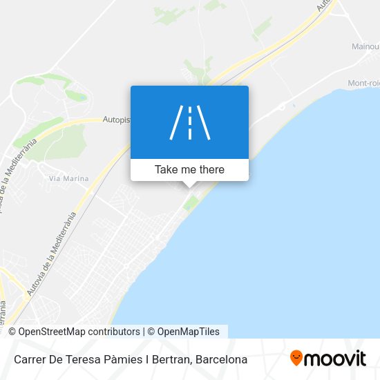 Carrer De Teresa Pàmies I Bertran map