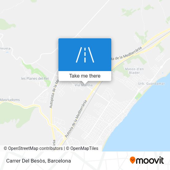 Carrer Del Besòs map