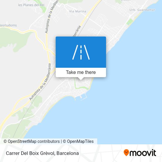 Carrer Del Boix Grèvol map