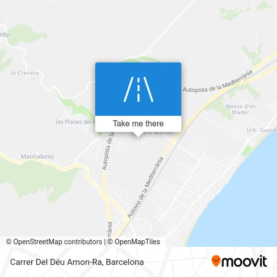 Carrer Del Déu Amon-Ra map