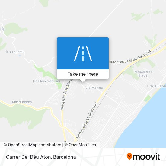 Carrer Del Déu Aton map