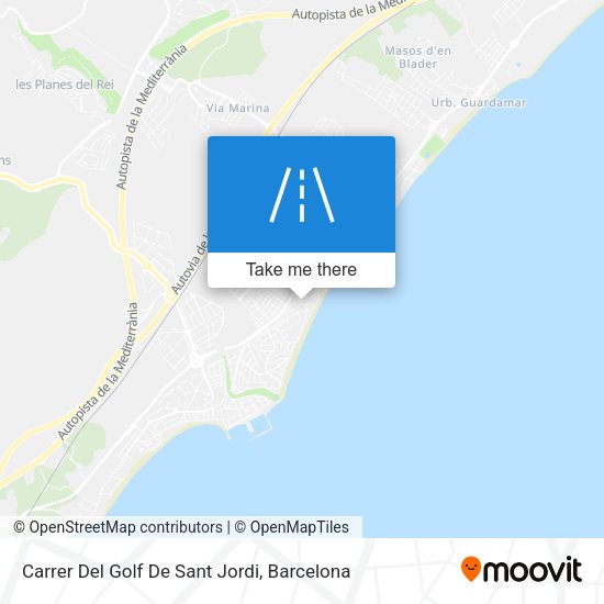 Carrer Del Golf De Sant Jordi map