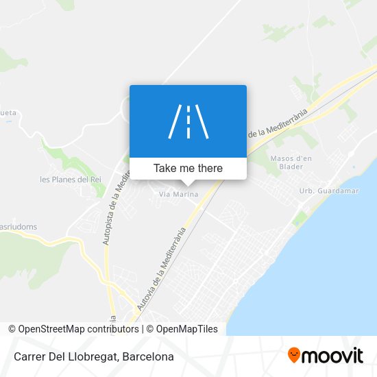 Carrer Del Llobregat map