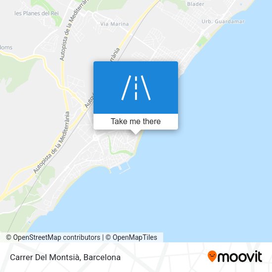 Carrer Del Montsià map