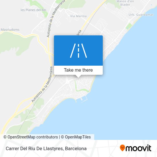 Carrer Del Riu De Llastyres map