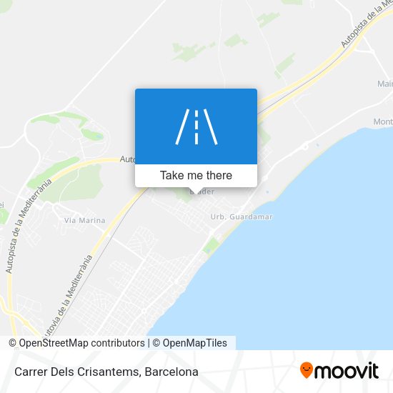Carrer Dels Crisantems map
