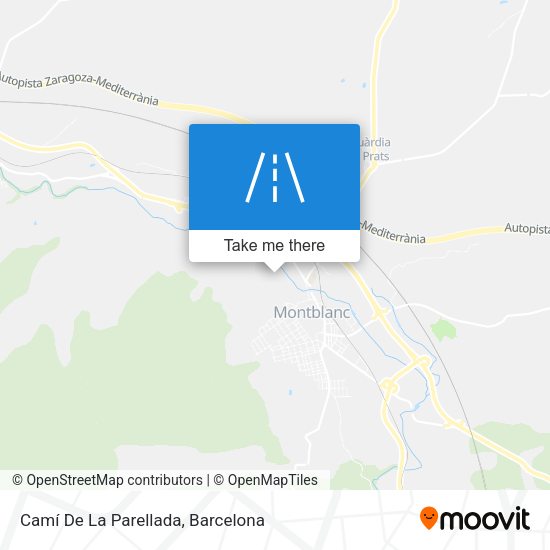 Camí De La Parellada map