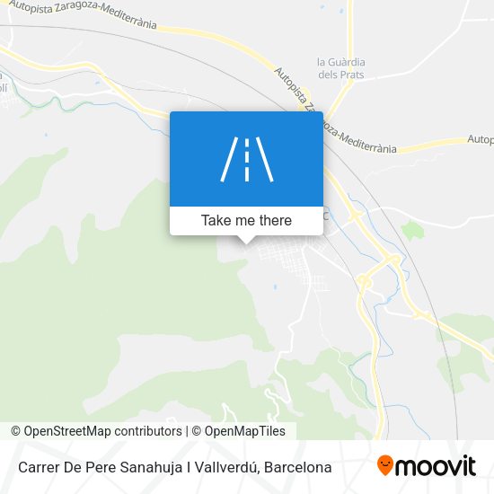 Carrer De Pere Sanahuja I Vallverdú map