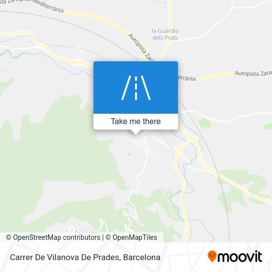 Carrer De Vilanova De Prades map