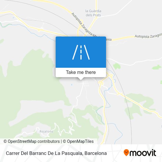 Carrer Del Barranc De La Pasquala map