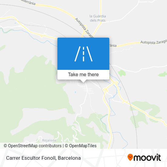 Carrer Escultor Fonoll map