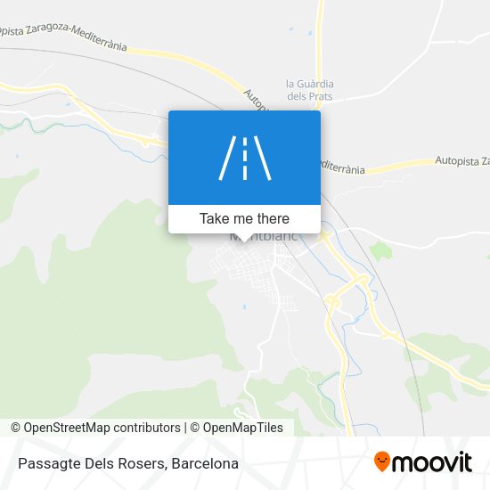 Passagte Dels Rosers map