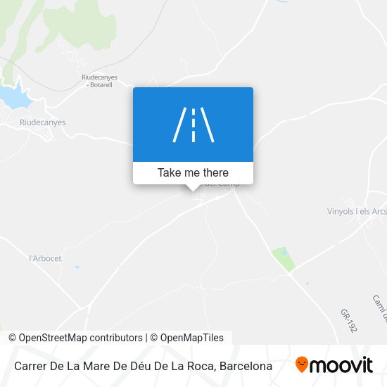 Carrer De La Mare De Déu De La Roca map