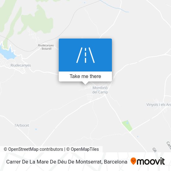 Carrer De La Mare De Déu De Montserrat map