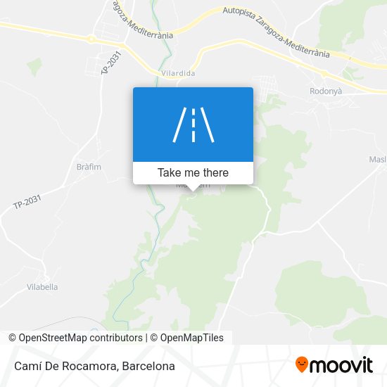 Camí De Rocamora map