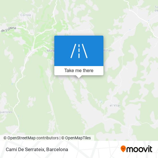 Camí De Serrateix map