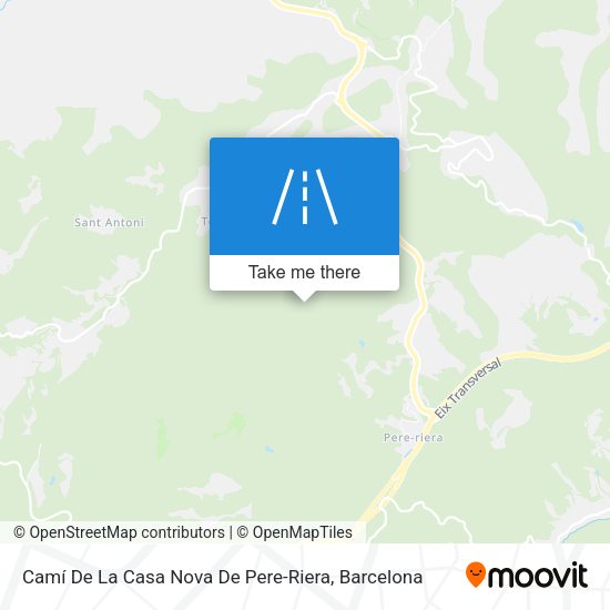 Camí De La Casa Nova De Pere-Riera map