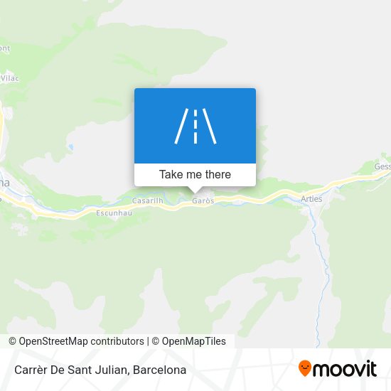 Carrèr De Sant Julian map