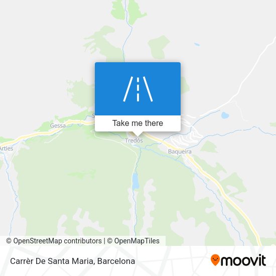 Carrèr De Santa Maria map