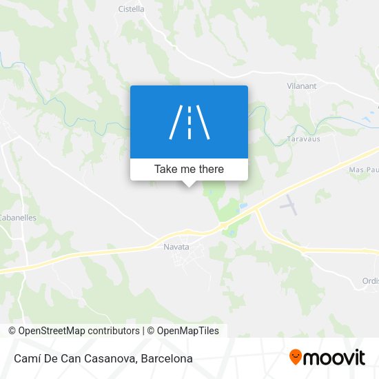 Camí De Can Casanova map