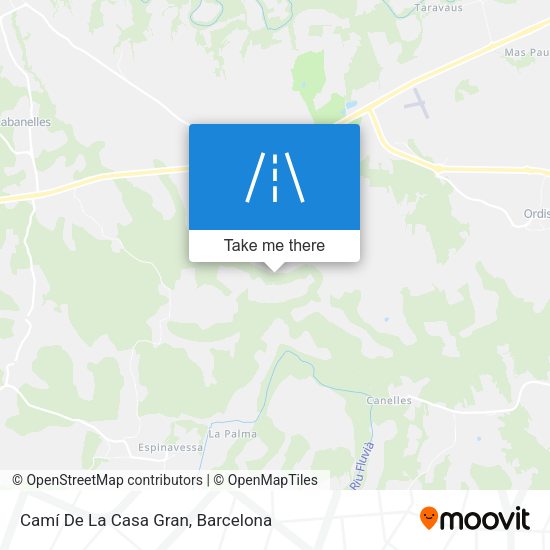 Camí De La Casa Gran map