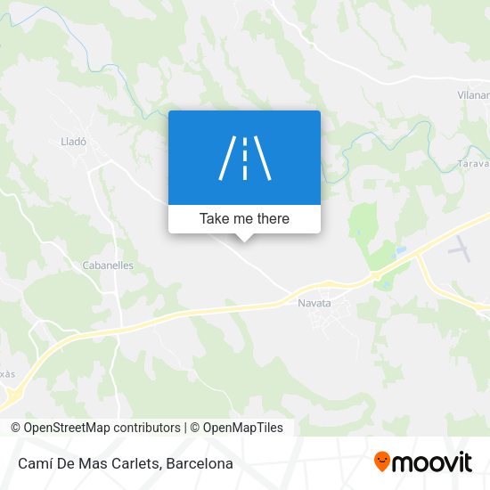 Camí De Mas Carlets map