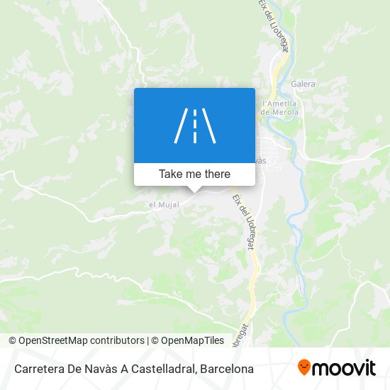 Carretera De Navàs A Castelladral map