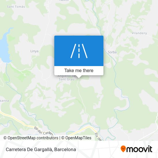 Carretera De Gargallà map