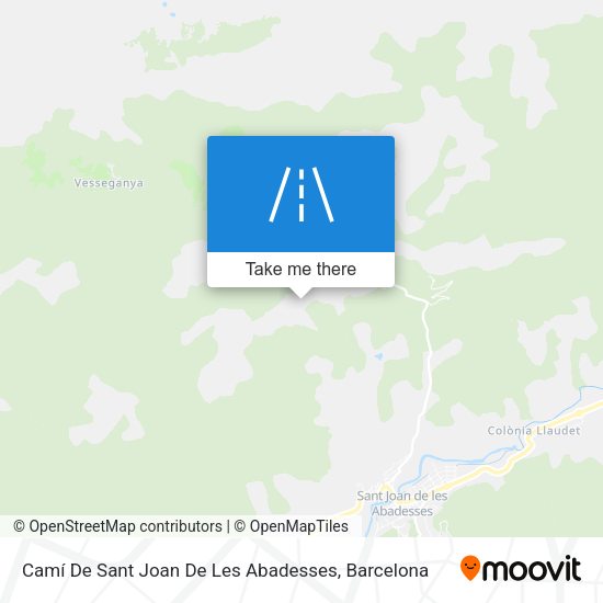 Camí De Sant Joan De Les Abadesses map
