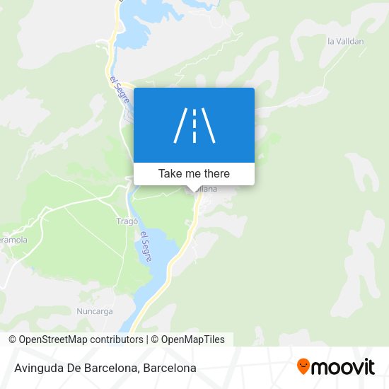 mapa Avinguda De Barcelona