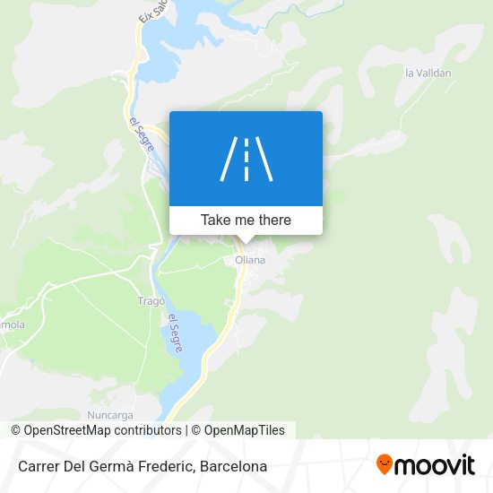 Carrer Del Germà Frederic map