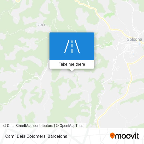 Camí Dels Colomers map