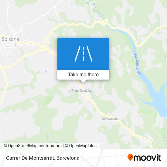 Carrer De Montserrat map