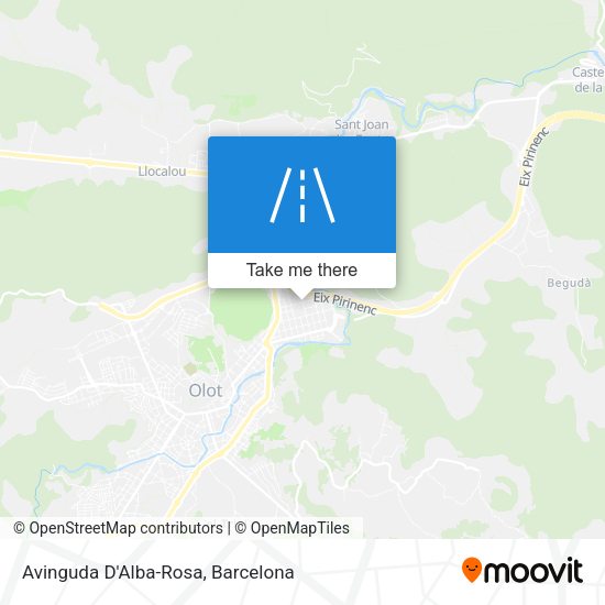 Avinguda D'Alba-Rosa map