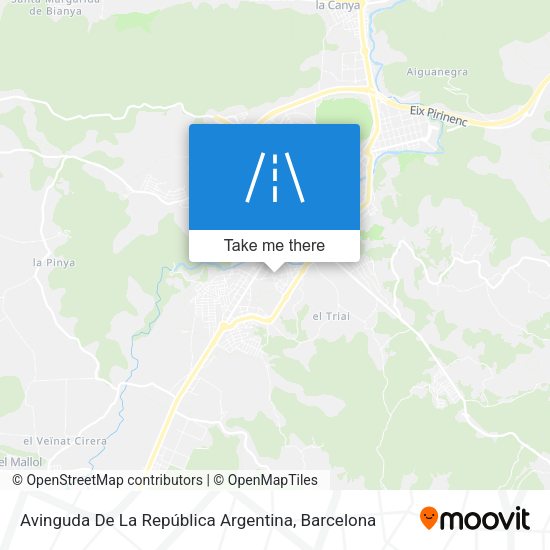 Avinguda De La República Argentina map