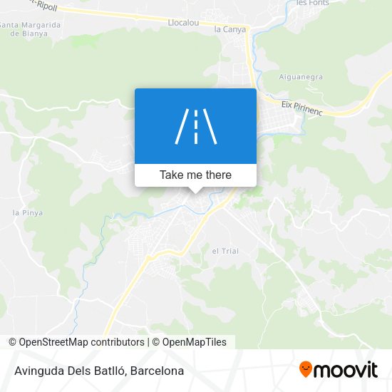 Avinguda Dels Batlló map