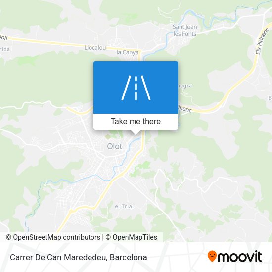 Carrer De Can Marededeu map