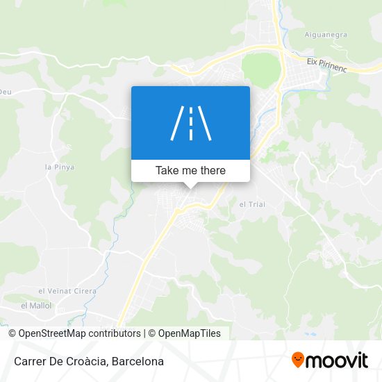Carrer De Croàcia map
